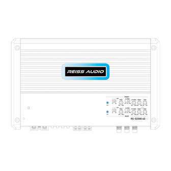 Reiss Audio RS-SD300.4D high power versterker 4 kanaals 1800 watts RMS
