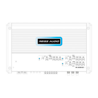 Reiss Audio RS-SD200.6D high power versterker 6 kanaals 2100 watts RMS