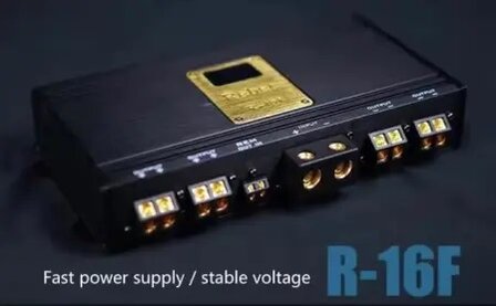 Rebec Audio R16F super capacitor powercap verdeelbank 16 Farad 