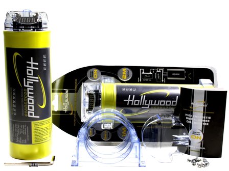 Hollywood HE0001 Energetic powercap 1 farad met led display