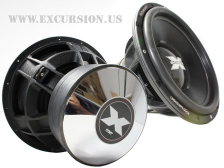 Excursion Maxtreme MXT-V2-15D1 subwoofer 15 inch 2500 watts RMS DVC 1 ohms