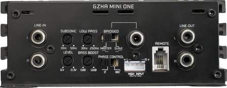 Ground Zero GZHA Mini One mono block versterker 630 watts RMS 1 ohms
