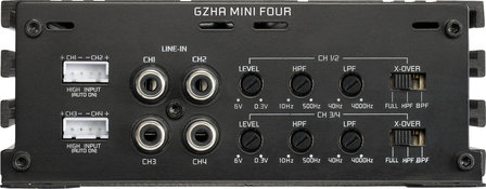 Ground Zero GZHA Mini Four 4 kanaals versterker 520 watts RMS
