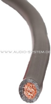 Audio System Z-PC10B stroomkabel 10mm2 OFC bruin per meter