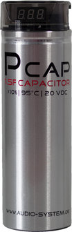 Audio System P/CAP EVO condensator 1.5 farad capaciteit met rood led display en auto remote
