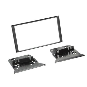 2-DIN paneel Kia Sorento 11/2006-03/2009 zwart