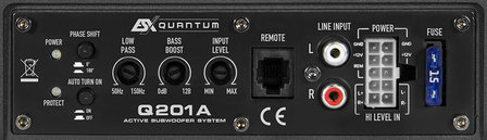 ESX Quantum Q201A actieve 8 inch subwoofer 100 watts RMS