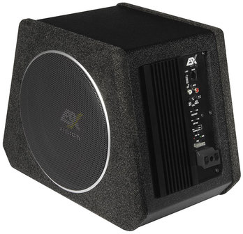 ESX Vision V800A gesloten actieve 8 inch subwoofer kist 200 watts RMS