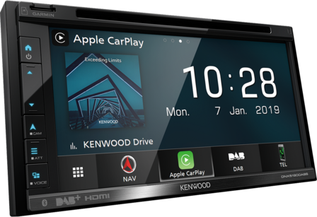 Kenwood DNX5190DABS dab navigatie radio met apple carplay
