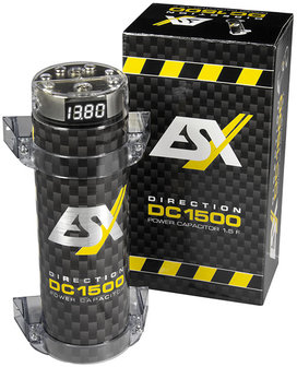 ESX Direction DC1500 powercap 1.5 farad met intern verdeelblok