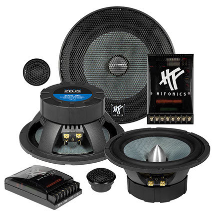 Hifonics Zeus ZX6.2CE luidspreker set 16,5 cm 2-weg compo 125 watts RMS