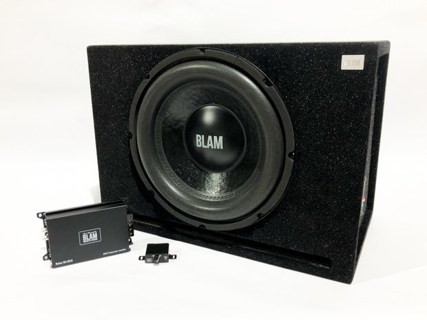 Blam BP30 Bass-Pack bassrelfex kist 12 inch met mono versterker
