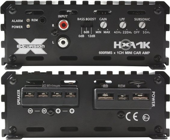 Excursion HXA-1K Digitale mono-block versterker 600 watts RMS 2 ohms