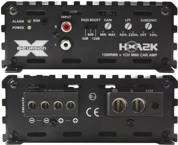 Excursion HXA-2K Digitale mono-block versterker 1200 watts RMS 1 ohms