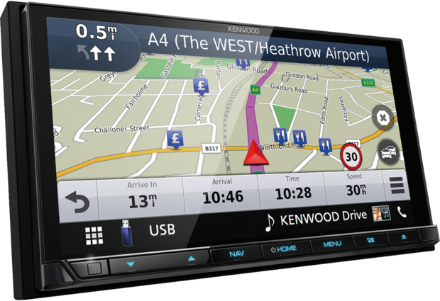 Kenwood DNX9190DABS high end navigatie dab wifi carplay android