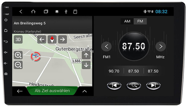 ESX VNC1015-DBJ custom fit android camper & truck navigatie radio Fiat Ducato