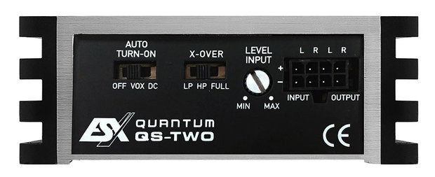 ESX Quantum QS-TWO-ISO Nano 2 kanaals versterker 190 watts RMS