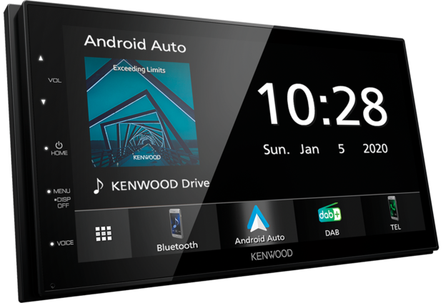 Kenwood DMX5020DABS autoradio DAB+ bluetooth apple carplay android auto