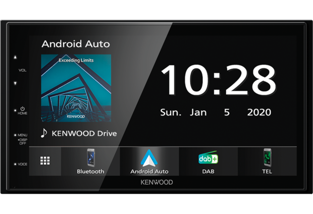 Kenwood DMX5020DABS autoradio DAB+ bluetooth apple carplay android auto