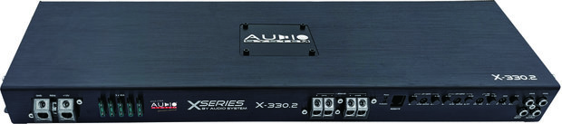 Audio System X330.2 versterker 2 kanaals 1650 watts RMS + RTC bas controller