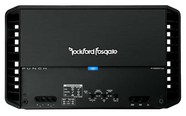 Rockford Fosgate Punch P1000X1bd mono block versterker 1000 watts RMS 1 ohms