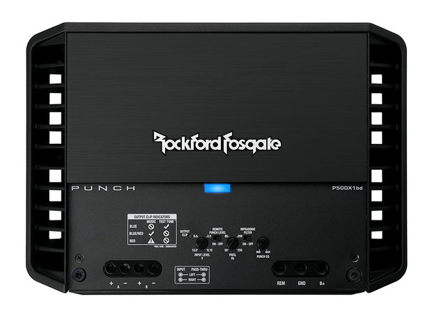 Rockford Fosgate Punch P500X1bd mono block versterker 500 watts RMS 1 ohms