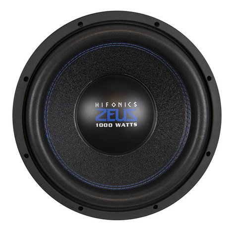 Hifonics Zeus ZXS12D2 subwoofer 12 inch 500 watts RMS DVC 2 ohms