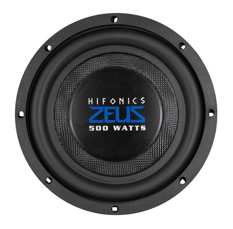 Hifonics Zeus ZST8D4 shallow subwoofer 8 inch 250 watts RMS DVC 4 ohms