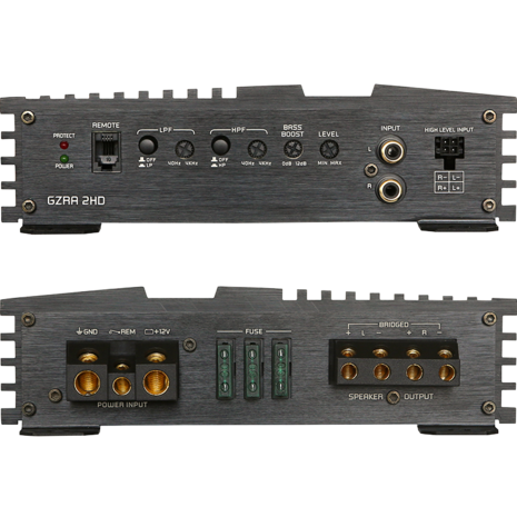 Ground Zero GZRA-2HD versterker 2 kanaals 1150 watts RMS