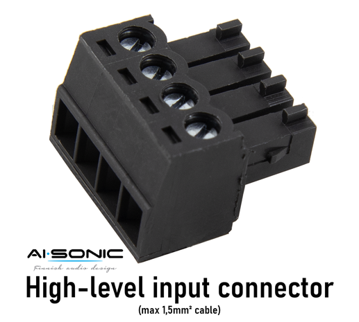 AI-SONIC S2-A500.1 monoblock versterker 600 watts RMS 1 ohms
