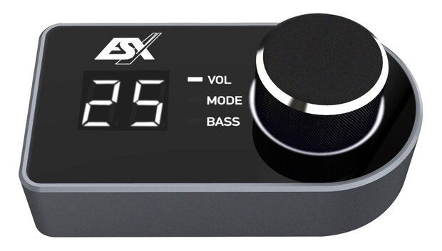 ESX RC-DQ remote controller met LCD display voor de QM66SP