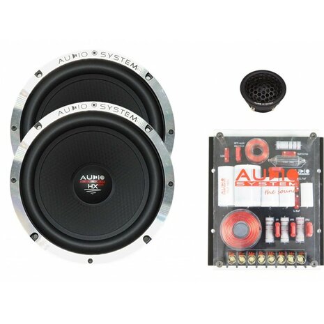 Audio System HX165-4 DUST EVO3 high end dubbele 16,5 cm 2-weg compo set 350 watts RMS
