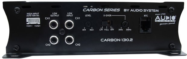 Verenigen Middelen abces Audio System CARBON-130.2 versterker 2 kanaals 260 watts RMS - Car Hifi  Twente