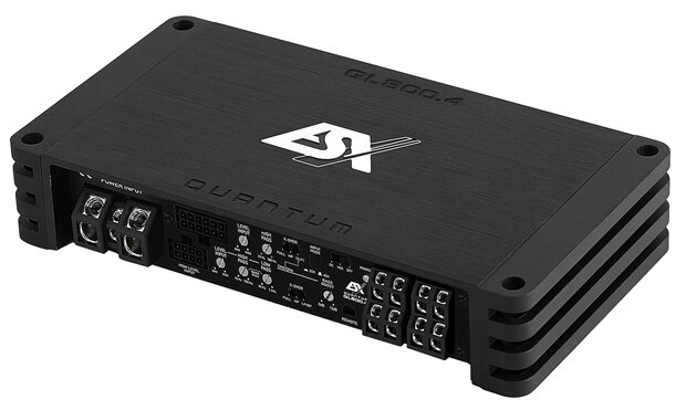 ESX Quantum QL800.4 versterker 4 kanaals 800 watts RMS Black Edition