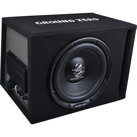Ground Zero Iridium GZIB-25BR-ACT actieve bassreflex kist 10 inch 130 watts RMS
