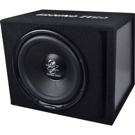 Ground Zero Iridium GZIB-30BR-ACT actieve bassreflex kist 12 inch 150 watts RMS 