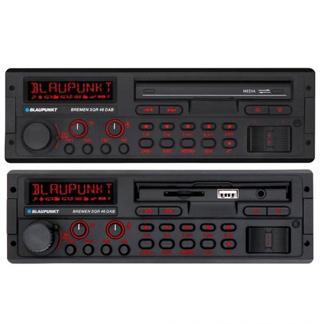 Blaupunkt Bremen SQR46DAB autoradio retro look met bluetooth en usb