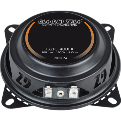 Ground Zero GZIC-400FX luidspreker set 10cm 2-weg compo 60 watts RMS 4 ohms
