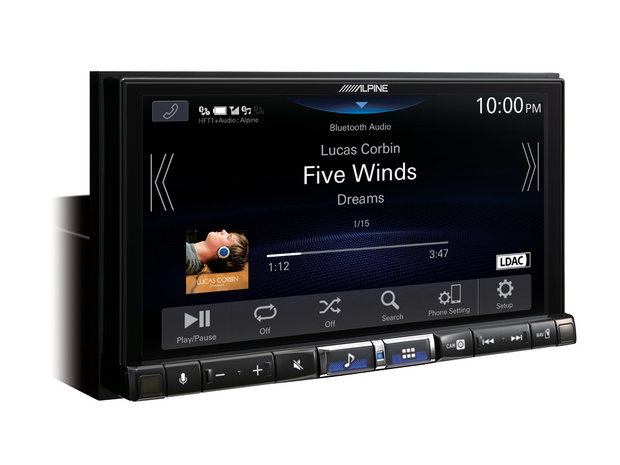 Alpine iLX-705D 2DIN DAB+ autoradio met bluetooth usb Apple Carplay & Android Auto