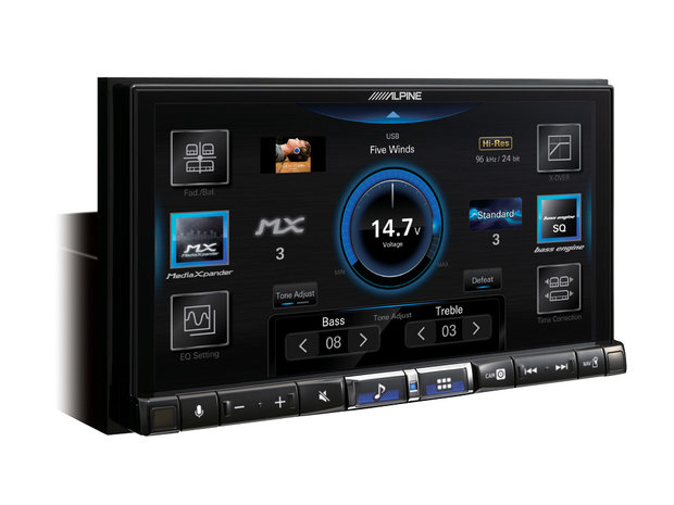 Alpine iLX-705D 2DIN DAB+ autoradio met bluetooth usb Apple Carplay & Android Auto