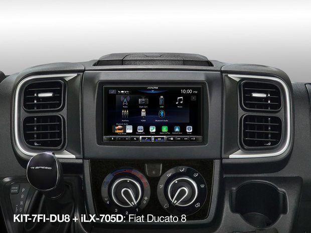 Alpine iLX-705D 2DIN DAB+ autoradio met bluetooth usb Apple Carplay & Android Auto