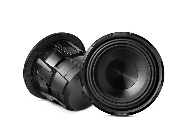 Alpine X-W10D4 high end 10 inch subwoofer met grille 900 watts RMS DVC 4 ohms