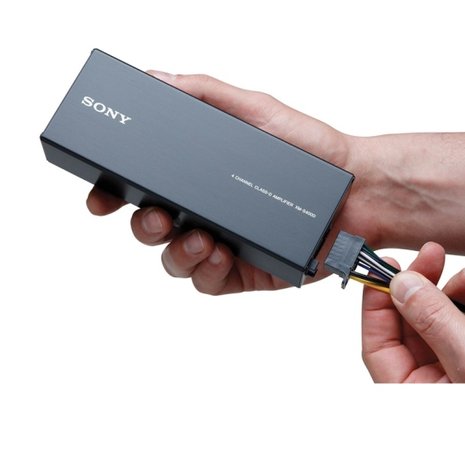 Sony XM-S400D micro plug & play 4 kanaals versterker 180 watts RMS