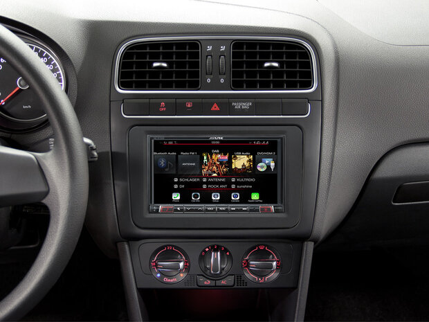 Alpine INE-W720D navigatie DAB+ radio met Apple CarPlay & Android Auto