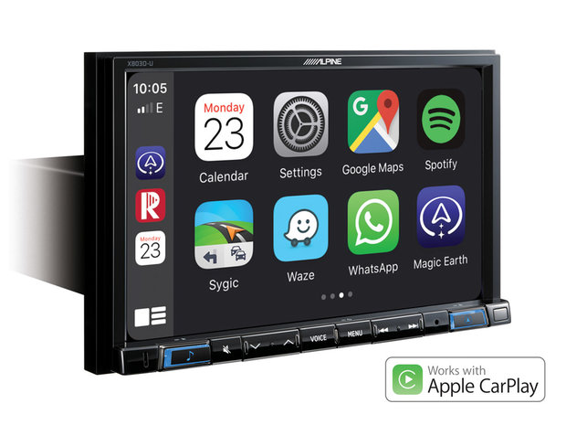 Alpine X803D-U navigatie DAB+ autoradio 8 inch met Apple CarPlay & Android Auto