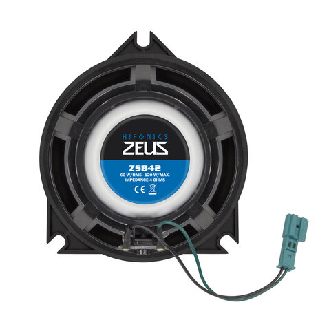 Hifonics Zeus ZSB42 custom fit 10cm 2-weg luidspreker set 60 watts RMS voor BMW & MINI