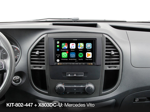 Alpine X803DC-U Truck & Camper navigatie DAB+ autoradio 8 met Apple CarPlay & Android Auto - Car Hifi