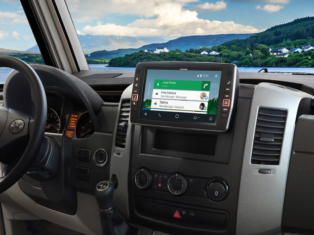 Alpine X903D-S906 navigatie DAB+ autoradio 9 inch met apple carplay & android auto voor Mercedes Sprinter S906