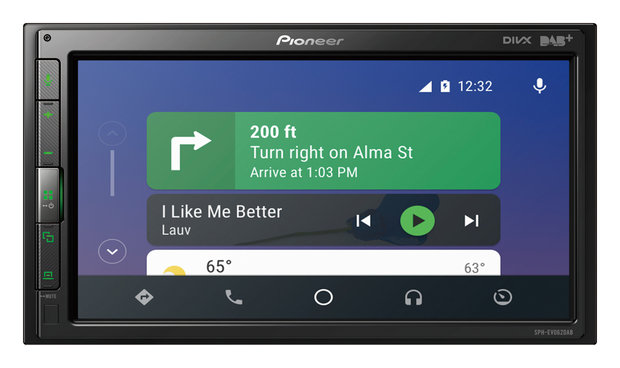 Pioneer SPH-EVO62DAB-UNI modulaire DAB+ radio Apple Carplay & Android Auto