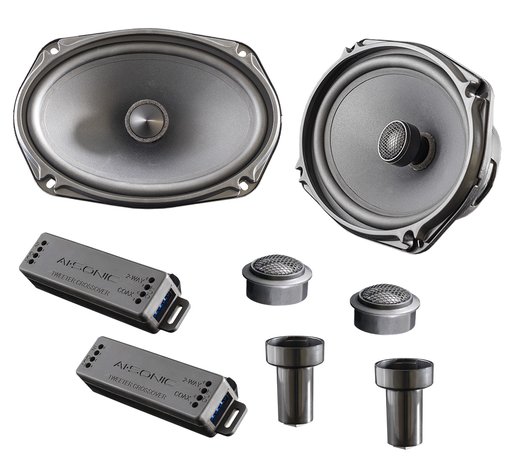 AI-SONIC S1-CX69.2 compaxiale 6 x 9 inch 2-weg luidspreker set 120 watts